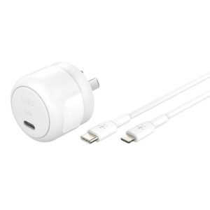 Belkin WCA008au1MWH-B5 BoostCharge Compact 30W USB-C (PD 3.1) Wall