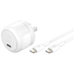 Belkin WCA008au1MWH-B6 BoostCharge Compact 30W USB-C (PD 3.1) Wall