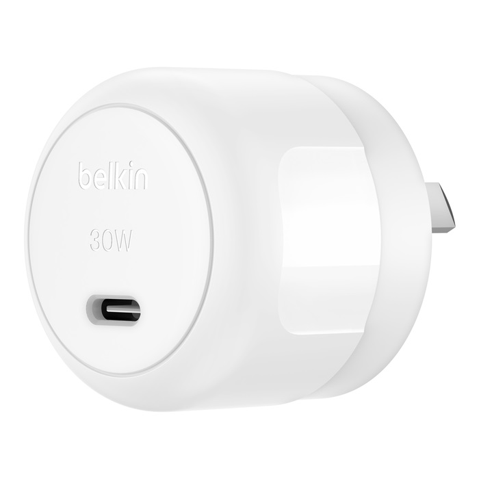 MPA-WCA008AUWH.jpg Belkin WCA008auWH BoostCharge Compact 30W USB-C (PD 3.1) Wall