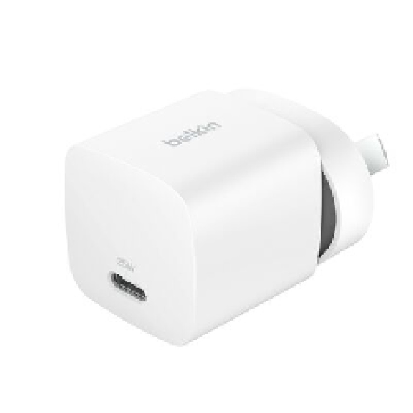 MPA-WCA012AUWH.jpg Belkin WCA012auWH BoostCharge Compact 25W USB-C (PD 3.1) Cubic