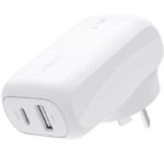 Belkin WCB009auWH BoostCharge Dual Wall Charger 42W - White