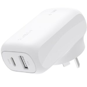 Belkin WCB009auWH BoostCharge Dual Wall Charger 42W - White