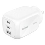 Belkin WCH016AUWH BoostCharge Pro 100W 3-Port GaN Wall Charger