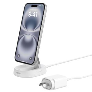 Belkin WIA008auWH BoostCharge Pro Convertible Magnetic Wireless Charging Stand