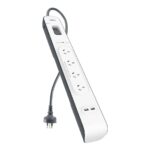 Belkin BSV401au2M SurgePlus 4-Outlet Surge Protector With Dual USB