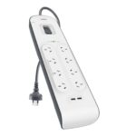 Belkin BSV804au2M SurgePlus 8-Outlet Surge Protector With Dual USB