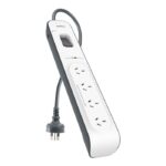 Belkin BSV400au2M SurgeMaster 4-Outlet Surge Protection Strip with 2M