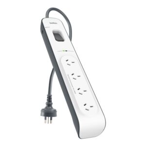 Belkin BSV400au2M SurgeMaster 4-Outlet Surge Protection Strip with 2M