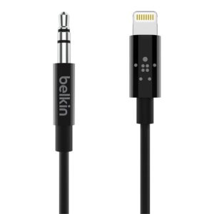 Belkin AV10172bt03-BLK 3.5 mm Audio Cable With Lightning Connector