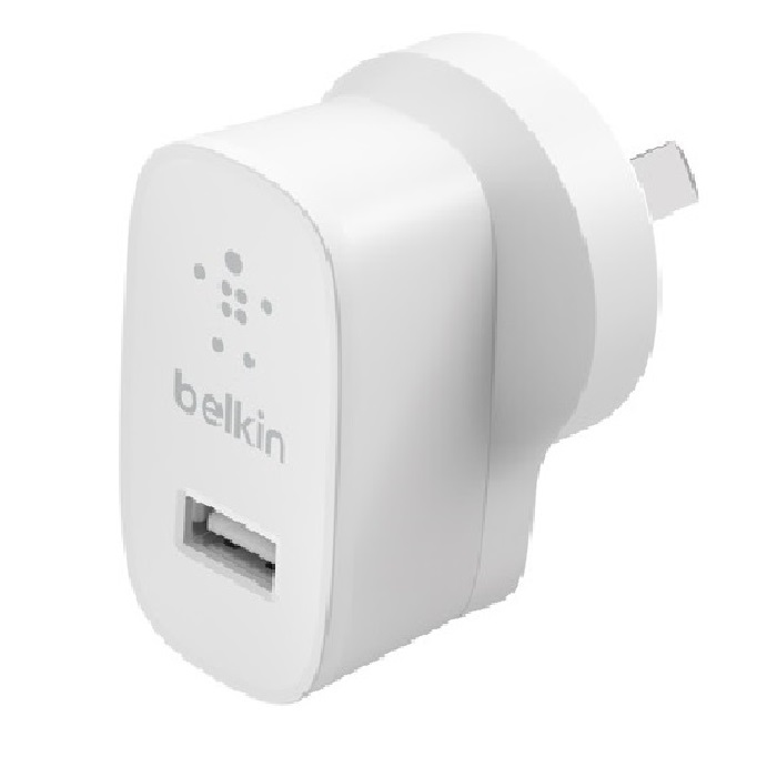 MPABBWC12WWHT.jpg Belkin WCA002auWH BoostCharge 12W USB-A Wall Charger - White