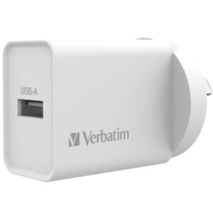Verbatim 66590 USB Charger Single Port 2.4A - White