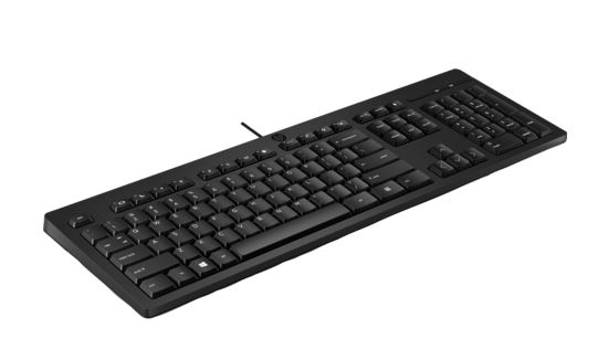NAHP-266C9AA.jpg HP 266C9AA 125 Wired Keyboard - Compatible with Windows