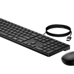 HP 9SR36UT 320MK USB Wired Desktop Keyboard Mouse Combo