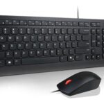 Lenovo 4X31R64400 Universal Wired USB Keyboard Mouse Combo Adjustable