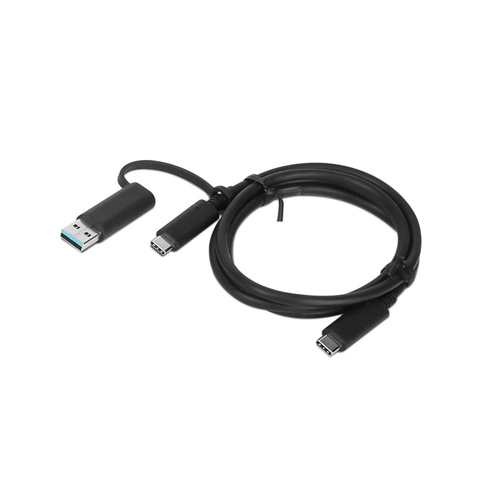 NAL-4X90U90618.jpg Lenovo 4X90U90618 Hybrid USB-C Cable with USB-A Adapter 5A