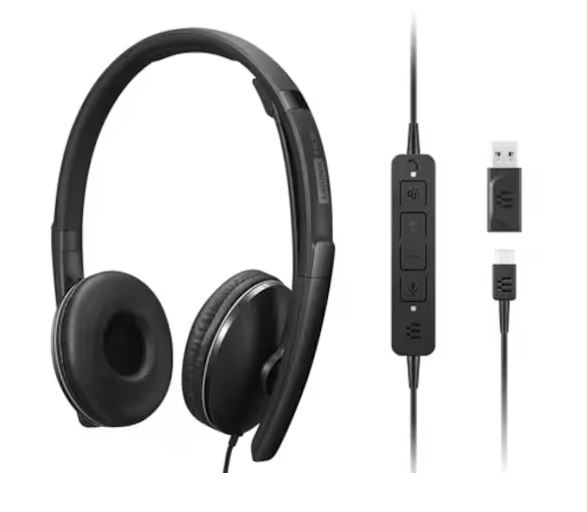 NAL-4XD1M45627.jpg Lenovo 4XD1M45627 Wired ANC Headset Gen 2 Lightweight USB-C