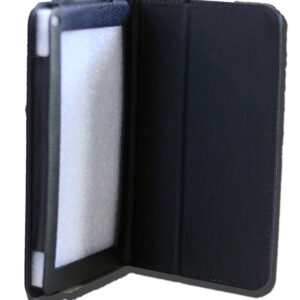 Leader LeaderTab7 Folio Case Black Faux Leather. Camera
