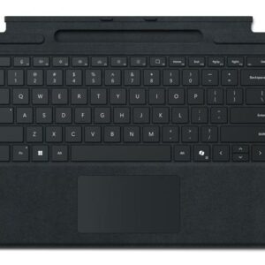 Microsoft 8XA-00182 Surface Pro Signature Keyboard Black Cover port