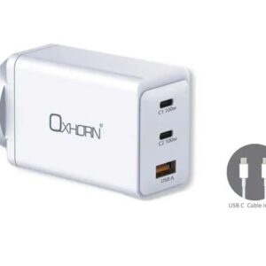 Just You PC NB-PD100S Oxhorn Charger Accessories AC 100W GaN Type