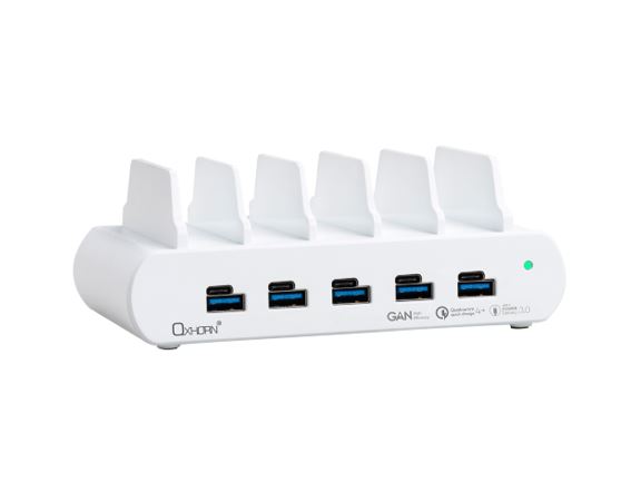 NAO-NB-PD150D.jpg Just You PC NB-PD150D Oxhorn PoverDelivery150W 5 Port (A+C) Fast Charging