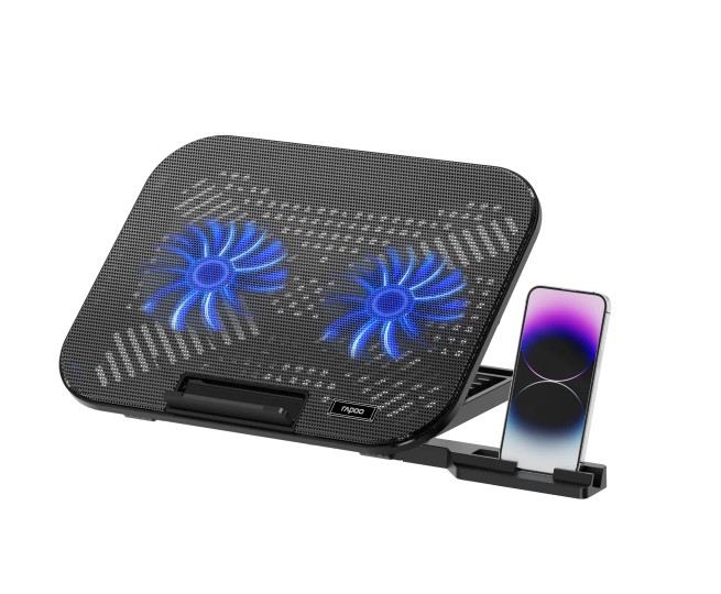 NAP-CF200-B.jpg Rapoo CF200. Black Laptop Cooling Pad CF200