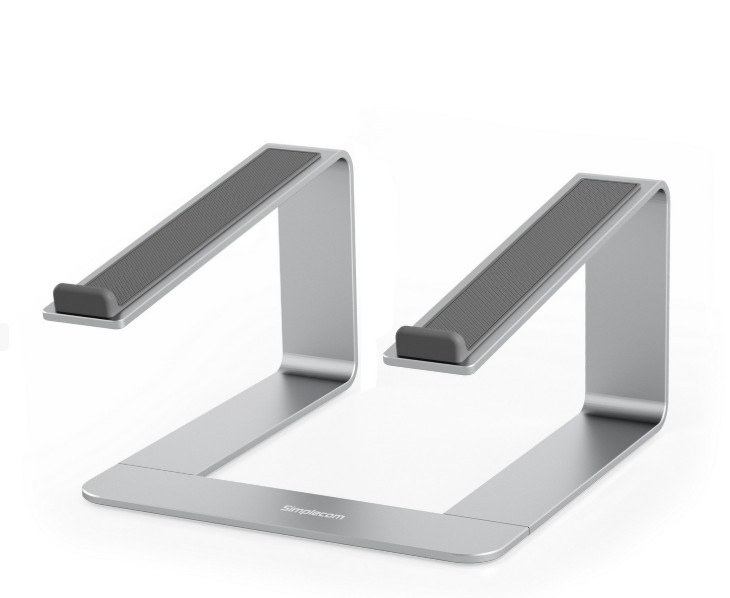 NASI-CL510S.jpg Simplecom CL510S Ergonomic Aluminium Riser Stand for Laptop MacBook