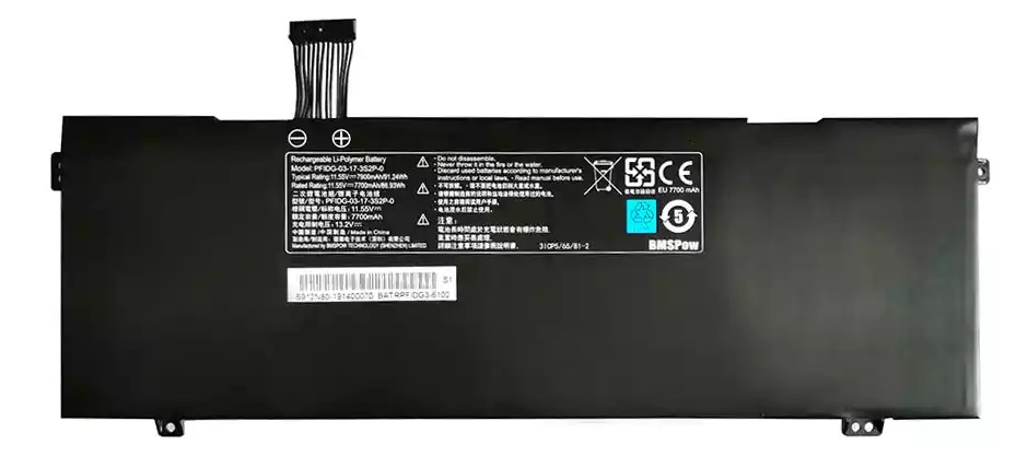 NAT-BAT-PF5MN2G.jpg Leader PFIDG-03-17-3S2P-0 Battery 6cell 11.55V 7900mAh 91.24Wh for