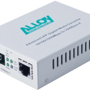 Alloy GCR2000LC 10/100/1000Base-T to Gigabit Fibre (LC) Converter