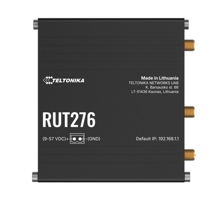 NHT-RUT276.jpg Teltonika RUT276000000 RUT276 Compact Redcap 5G Router