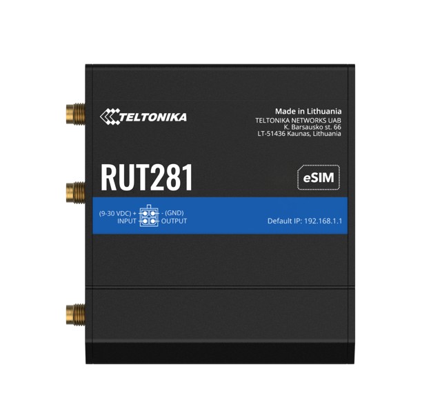 NHT-RUT281.jpg Teltonika RUT281004000 RUT281 COMPACT GLOBAL LTE CAT 4 ROUTER
