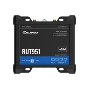 Teltonika RUT951610R00 RUT951 Industrial PoE+ Cellular Router