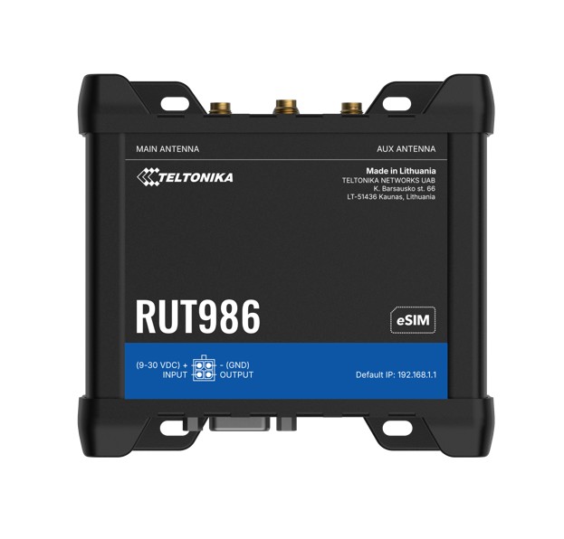 NHT-RUT986.jpg Teltonika RUT986000400 RUT986 INDUSTRIAL GLOBAL LTE CAT 4 ROUTER