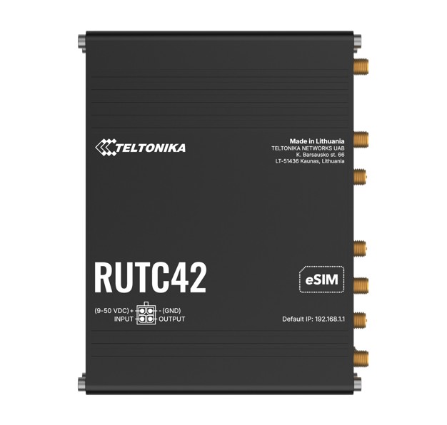 NHT-RUTC42.jpg Teltonika RUTC42000400 RUTC42 DUAL MODEM EDGE ROUTER