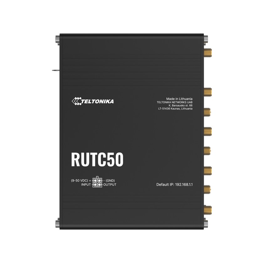 NHT-RUTC50.jpg Teltonika RUTC50200300 RUTC50 5G Ultra-high Cellular