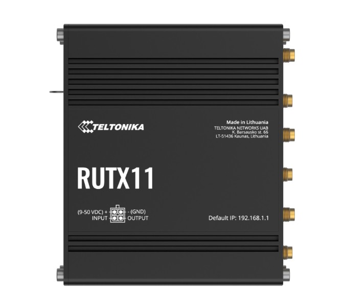NHT-RUTX11.jpg Teltonika RUTX11200200 RUTX11 Industrial Cellular Router