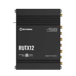 Teltonika RUTX12000200/RUTX12200200 RUTX12 Dual LTE CAT 6 Industrial Cellular