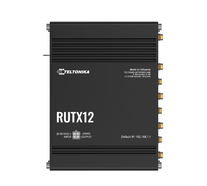 NHT-RUTX12.jpg Teltonika RUTX12000200/RUTX12200200 RUTX12 Dual LTE CAT 6 Industrial Cellular