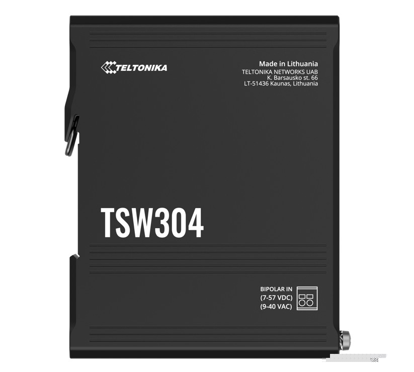 NHT-TSW304.jpg Teltonika TSW304000000/TSW304000010 TSW304 DIN Rail Ethernet Switch