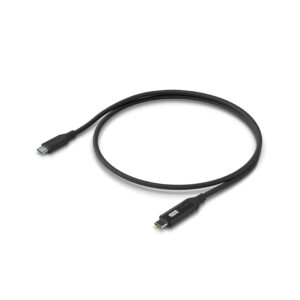 Ubiquiti UACC-Cable-USB-100W-0.3M-BK USB-C Cable with Charge Display