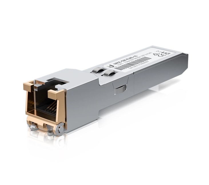 NHU-CM-RJ45-1G.jpg Ubiquiti UACC-CM-RJ45-1G SFP to RJ45 Transceiver Module