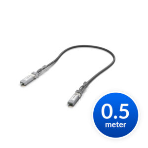 Ubiquiti UACC-DAC-SFP10-0.5M SFP+ Direct Attach Cable, 10Gbps DAC Cable