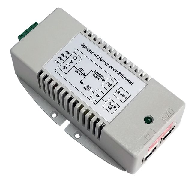 NHU-TP-DCDC-2448GD-HP.jpg Tycon TP-DCDC-2448GD-HP Power 18-36V In 56V 35W GigE 802.3af/at