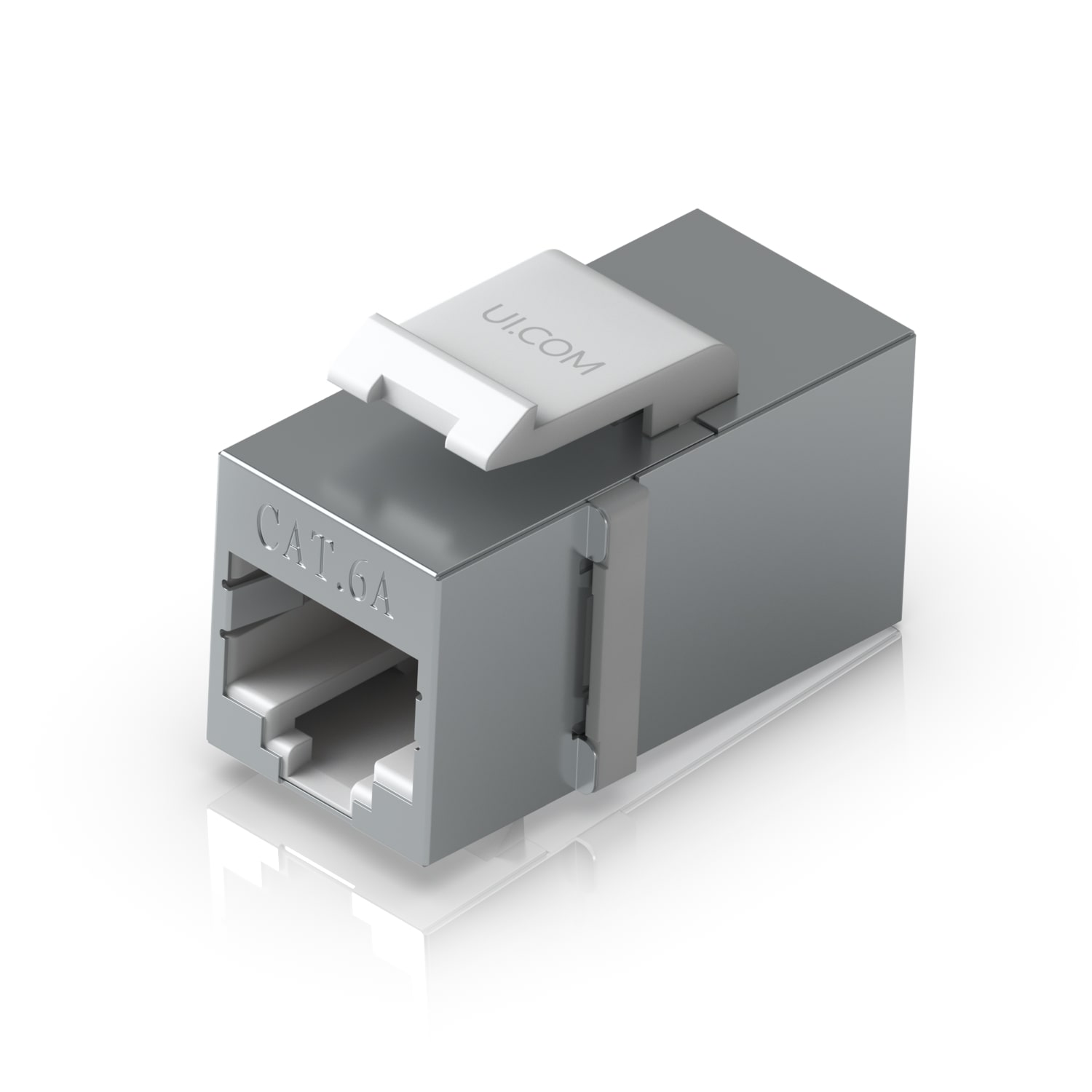 NHU-U-K-COUPLER-C6A.jpg Ubiquiti UACC-Keystone-Coupler-C6A Pass-through Cat6A Keystone Coupler