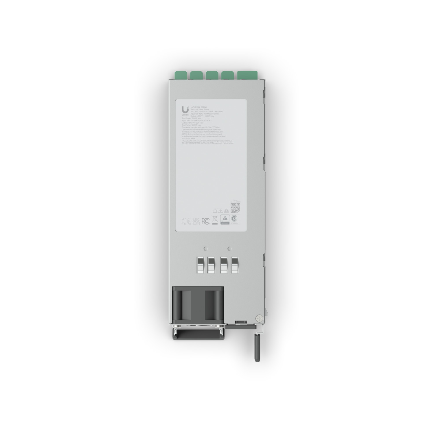NHU-UACC-PSU-54V-1200W.jpg Ubiquiti UACC-PSU-54V-1200W Hot-Swappable Power Module (1