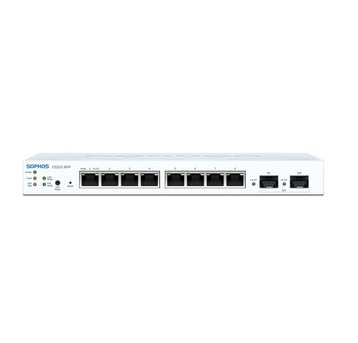NSO-C18CTCHAU.jpg Sophos C18CTCHAU CS101-8FP Switch - 8 port with Full
