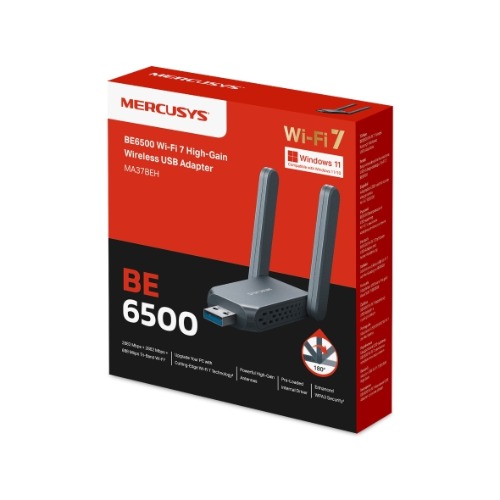 NWMS-MA37BEH.jpg TP-LINK MA37BEH Mercusys BE6500 Wi-Fi 7 High-Gain Wireless USB
