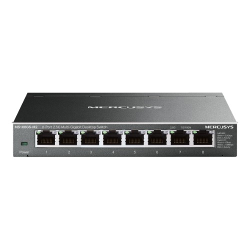 NWMS-MS108GS-M2.jpg TP-LINK MS108GS-M2 Mercusys 8-Port 2.5G Multi-Gigabit Desktop Switch