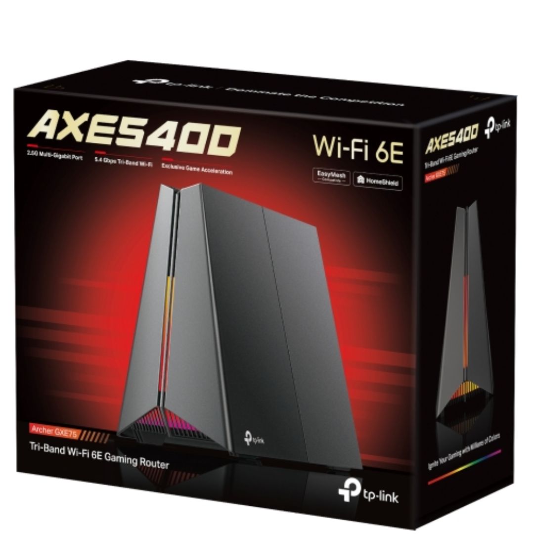 NWTL-ARCHERGXE75.jpg TP-LINK Archer GXE75 AXE5400 Tri-Band Wi-Fi 6E Gaming Router