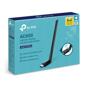 TP-LINK Archer T2U Plus AC600 High Gain Wi-Fi Dual Band USB