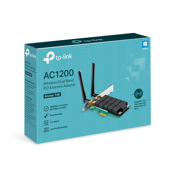 NWTL-ARCHERT4E.jpg TP-LINK Archer T4E AC1200 Wireless Dual Band PCIe Adapter